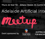 Adelaide AI Event (22 Nov '18)